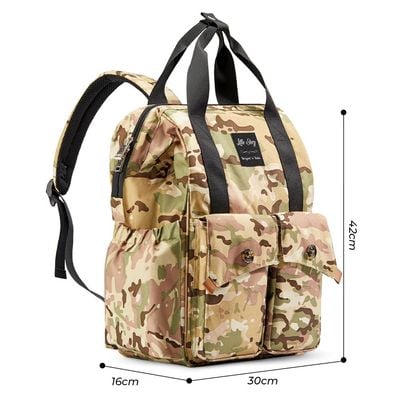 Little Story Elite Diaper Bag w / Stroller Hooks & Changing mat - Camouflage