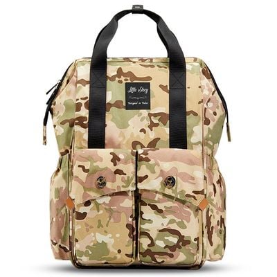 Little Story Elite Diaper Bag w / Stroller Hooks & Changing mat - Camouflage