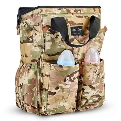 Little Story Elite Diaper Bag w / Stroller Hooks & Changing mat - Camouflage