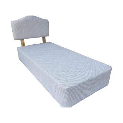 Vital Devan Bed with Headboard and Pillow Top Mattress Size 90X190 cm