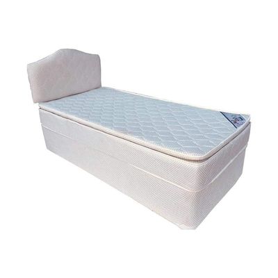 Vital Devan Bed with Headboard with Spring Pillow Top Mattress 90X200 cm