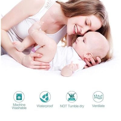 Vital Every Night Waterproof Mattress Protector Double 120 x 200 cm Pack of 1