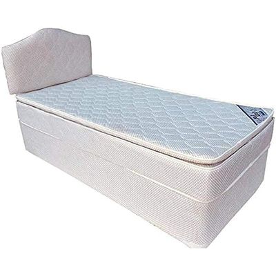 Vital Every Night Devan Bed with Headboard with Spring Pillow Top Mattress Double 120 x 200 cm