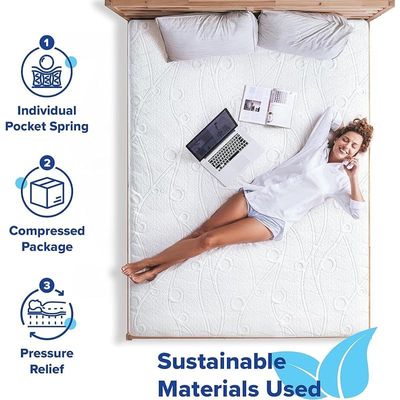 Vital Dream Catcher 12 inch Hybrid Gel Infused Memory Foam Pocket Spring Premium Quality Mattress (Single - W90 x L190 cm)