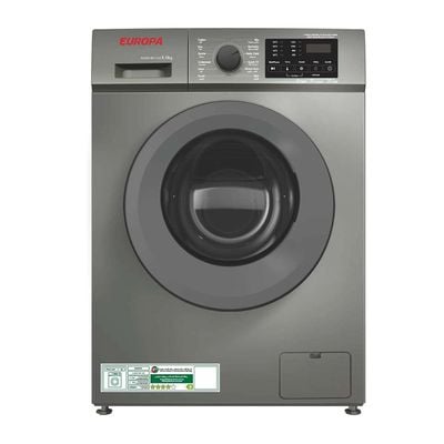 EUROPA-FRONT LOAD WASHING MACHINE 8KG SILVER