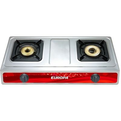 EUROPA-TWO BURNER STAINLESS STOVE