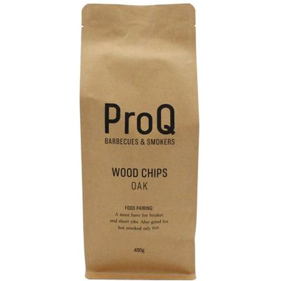 ProQ Smoking Wood Chips - Oak - Bag (400g)