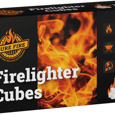 Pure Fire White Paraffin Lighter cubes - Pack of 12