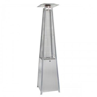 PureHeat Pyramid Style Gas Patio Heater In Stainless Steel