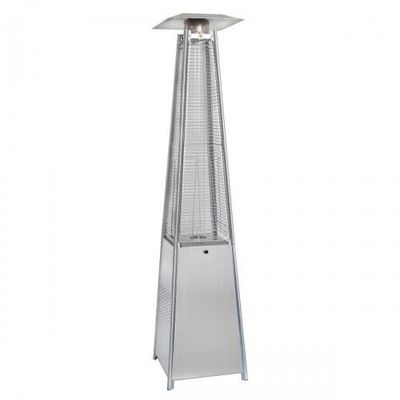 PureHeat Pyramid Style Gas Patio Heater In Stainless Steel