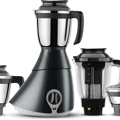 Butterfly Matchless 750-Watt Mixer Grinder with 4 Jars (Grey/White)