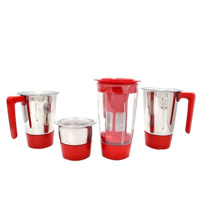 Butterfly SPECTRA 750 Mixer Grinder - 750W, 4 Jars, Ultra-Powerful Motor, Red