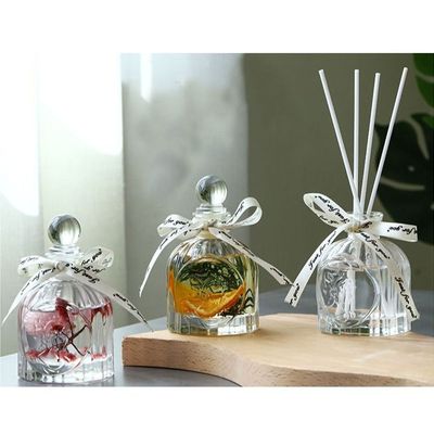 Freesia Gardenia Oil Diffuser Stick And Glass Bottle