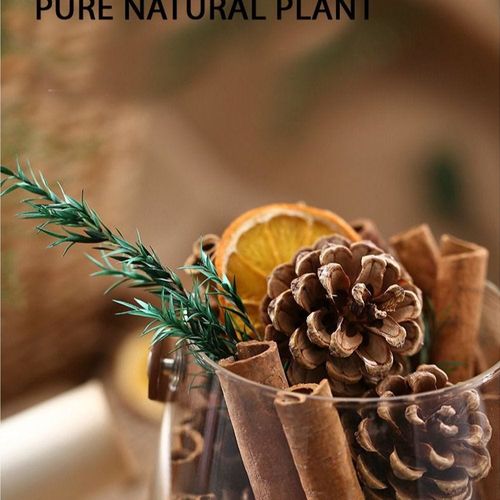 Set Of Diffuser Cup Natural Plants With Extracted Essential Oil And Warm Light