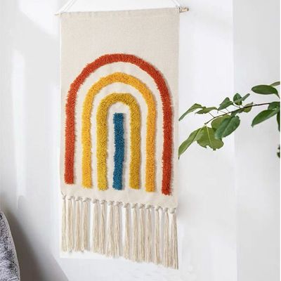 Handwoven Bohemian Style Hanging Tapestry