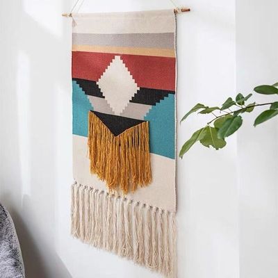 Handwoven Bohemian Style Hanging Tapestry