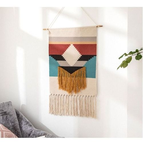 Handwoven Bohemian Style Hanging Tapestry