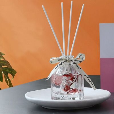 Rose Oil Diffuser Stick And Glass Bottle