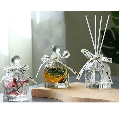 Rose Oil Diffuser Stick And Glass Bottle