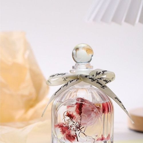 Rose Oil Diffuser Stick And Glass Bottle