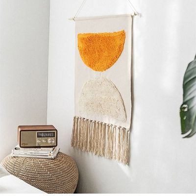 Handwoven Bohemian Style Hanging Tapestry