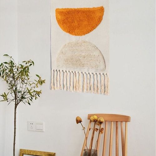 Handwoven Bohemian Style Hanging Tapestry