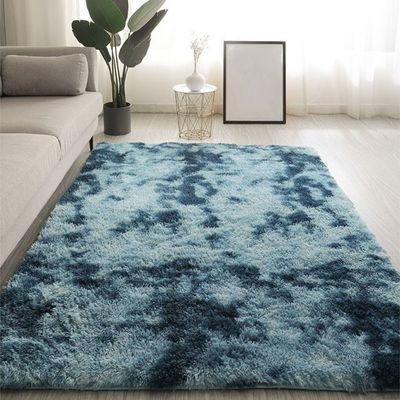 Modern Wool Fluffy Floor Mat Carpet with Anti slip High Pile Bottom with Upgraded Foam (Size 120-160CM)