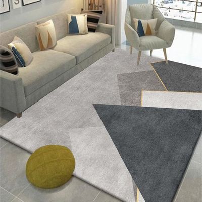 Non Slip Modern Large Area Rug Floor Carpet Made With High Quality Crystal Velvet With Light Luxury Material For Indoor Living Room Dining Room Bedroom With Beautiful Print (Size 140-200CM)