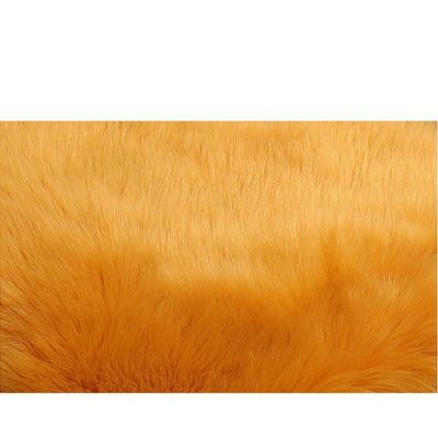 Super Soft Rabbit Fur Flower Design Living Room Carpet With Anti Slip Bottom (Size 80CM)