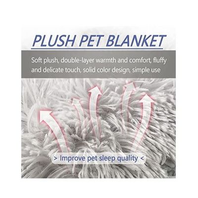 Comfortable Ultra Soft Pet Blanket With Self Warming Soft Cushion With Fleece Hand feel