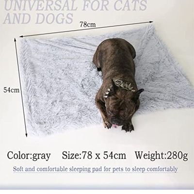 Comfortable Ultra Soft Pet Blanket With Self Warming Soft Cushion With Fleece Hand feel