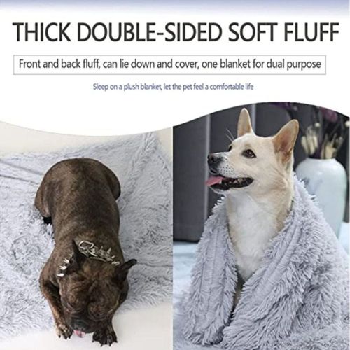 Comfortable Ultra Soft Pet Blanket With Self Warming Soft Cushion With Fleece Hand feel