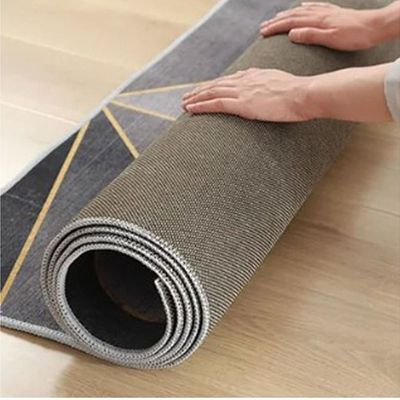 Non Slip Modern Area Rug Floor Carpet Made With High Quality Crystal Velvet With Soft Hand feel Material For Indoor Living Room Dining Room Bedroom With Beautiful Print (Size 120-160CM)