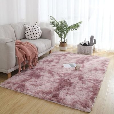 Modern Wool Fluffy Floor Mat Carpet with Anti slip High Pile Bottom with Upgraded Foam (Size 120-160CM)