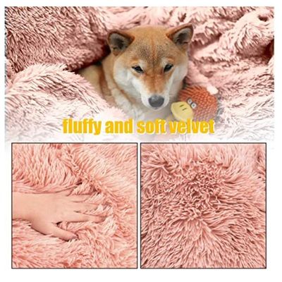 Comfortable Ultra Soft Pet Blanket With Self Warming Soft Cushion with Fleece Hand feel