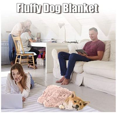 Comfortable Ultra Soft Pet Blanket With Self Warming Soft Cushion with Fleece Hand feel