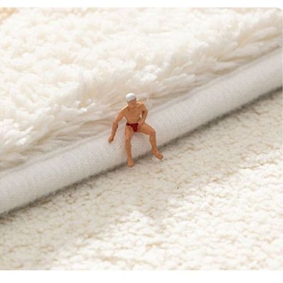 Area Rug Anti Slip Modern Floor Carpet Made With High Quality Crystal Velvet Cashmere Material For Indoor Living Room Dining Room Bedroom With Beautiful Print (Size 60-160CM)