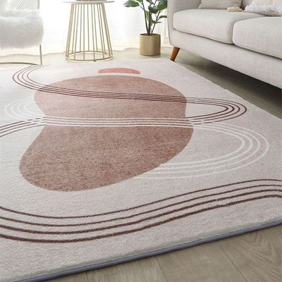 Non Slip Modern Area Rug Floor Carpet Made With High Quality Crystal Velvet Cashmere With Luxury Material For Indoor Living Room Dining Room Bedroom With Beautiful Print (Size 120-160CM)
