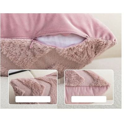 2 PCS Of Throw Pillow With Extra Comfort And Fluffy Material With Soft Hand feel