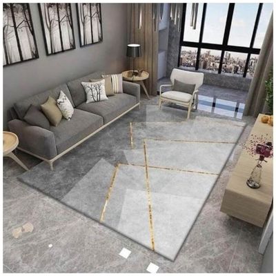 Non Slip Modern Large Area Rug Floor Carpet Made With High Quality Crystal Velvet With Light Luxury Material For Indoor Living Room Dining Room Bedroom With Beautiful Print (Size 140-200CM) Non Slip Modern Large Area Rug Floor Carpet Made With High Quality Crystal Velvet With Light Luxury Material For Indoor Living Room Dining Room Bedroom With Beautiful Print (Size 140-200CM)