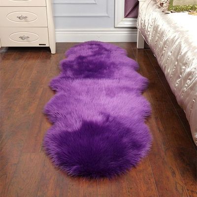 Super Soft Rabbit Fur Living Room Carpet Can Be Use As Area Rug Also With Anti Slip Bottom (Size 60-150CM)