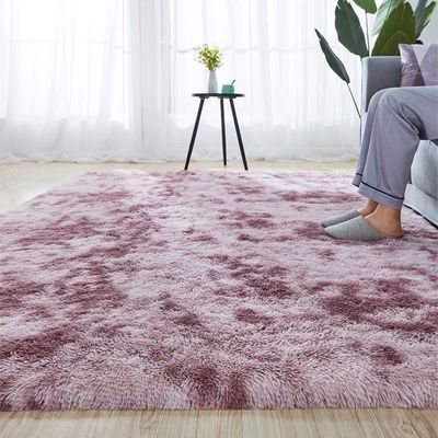 Extra Soft Tie Dyed Living Room Faux Fur Fluffy Carpet With Antislip Bottom (Size 120-160CM)