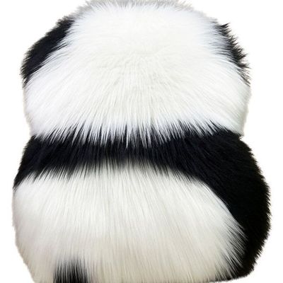 Super Soft Double Sided Plush Panda Throw Pillow Made With Rabbit Fur (Size 56-50CM)