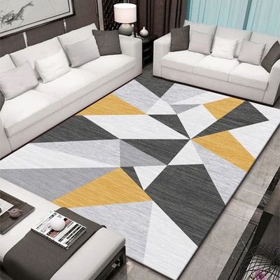 Non Slip Modern Large Area Rug Floor Carpet Made With High Quality Crystal Velvet With Light Luxury Material For Indoor Living Room Dining Room Bedroom With Beautiful Print (Size 140-200CM)