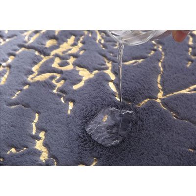 Super Soft Rabbit Fur Round Living Room Carpet With Water Proof Material And Anti Slip Bottom (Size 80CM)