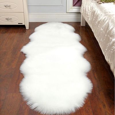 Super Soft Rabbit Fur Living Room Carpet Can Be Use As Area Rug Also With Anti Slip Bottom (Size 60-150CM)