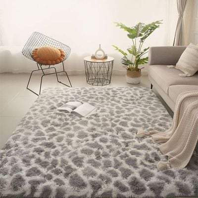 Modern Wool Fluffy Floor Mat Carpet with Anti slip High Pile Bottom with Upgraded Foam (Size 120-160CM)