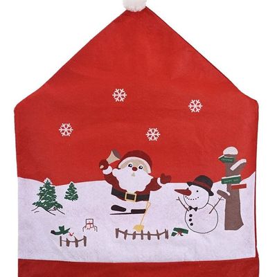 Set Of 2 Decorative Christmas Chair Cover With Standard Size.