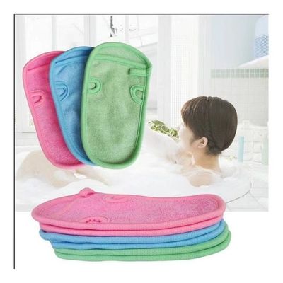 6-Piece Exfoliating Bath Glove For Body Scrub Multicolour Free Size