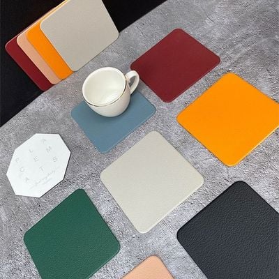 7 Pcs Of Table Mat With Non Slip Washable Pad With Different Colours For Dining Table Coffee Table Etc.